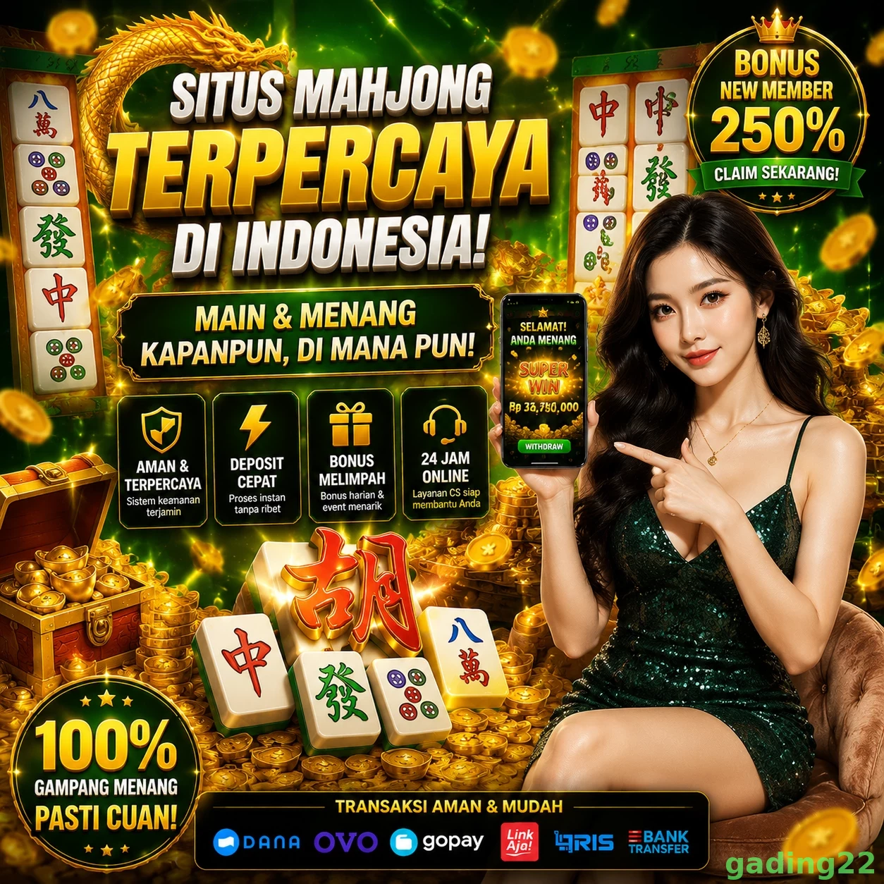 Cara Mendaftar dan Verifikasi Akun di gading22